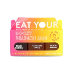 Hot Set of 3 5V Boozy Brunch Jams Ingredients Brands|Jam, Honey & Spreads