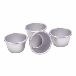 Sale Set of 4 Anodised Mini Pudding Moulds Baking Supplies & Equipment