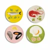 Set of 4 Assorted Seafood Side Plates, 16cm Plates|Crockery & Dinnerware