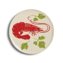 Set of 4 Assorted Seafood Side Plates, 16cm Plates|Crockery & Dinnerware