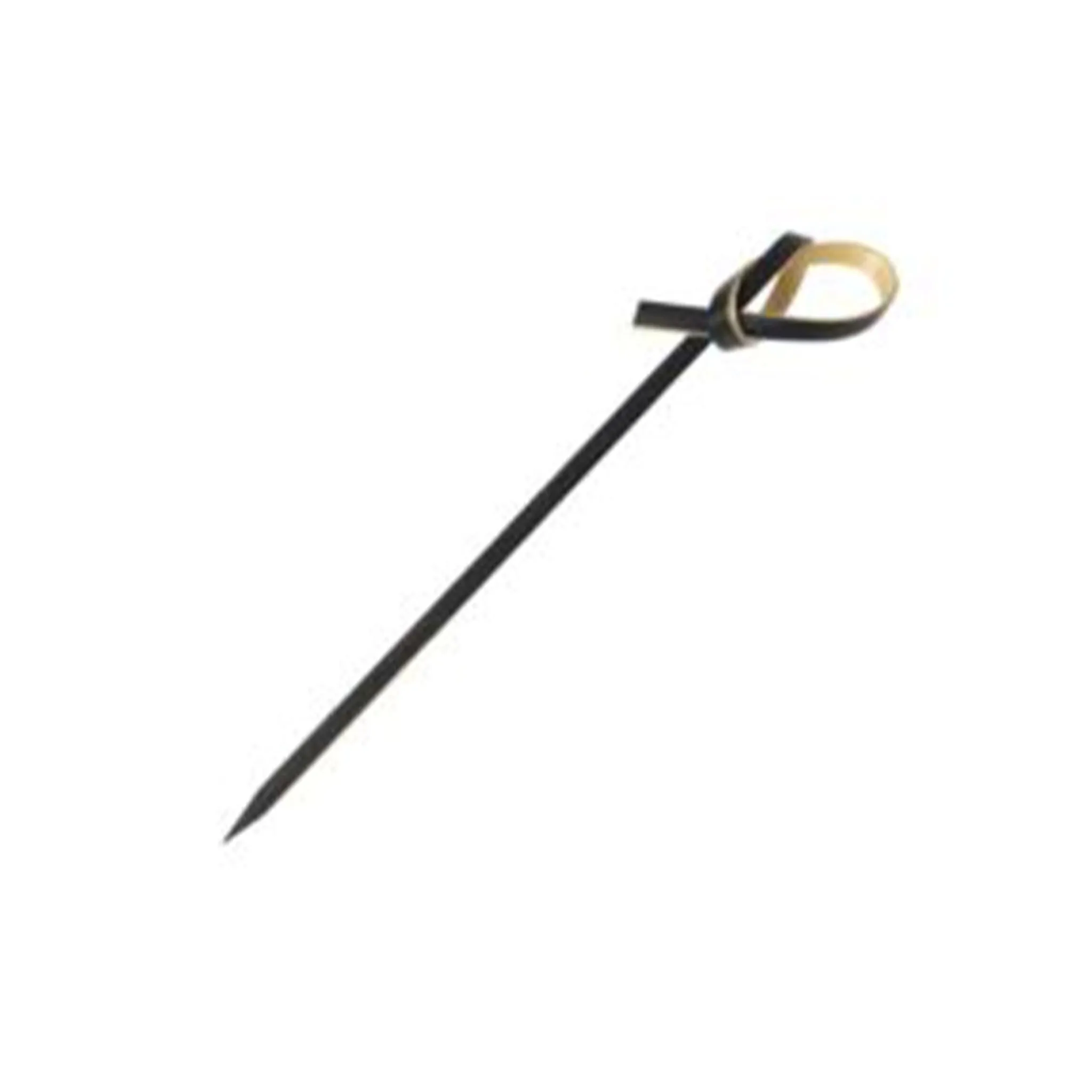 Best Set of 100 Black Looped Bamboo Skewers Canape Supplies|Tableware Brands
