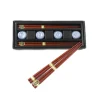 New Set of 4 Blue Wave Chopsticks with Rests Japanese Ingredients|Japanese Tableware
