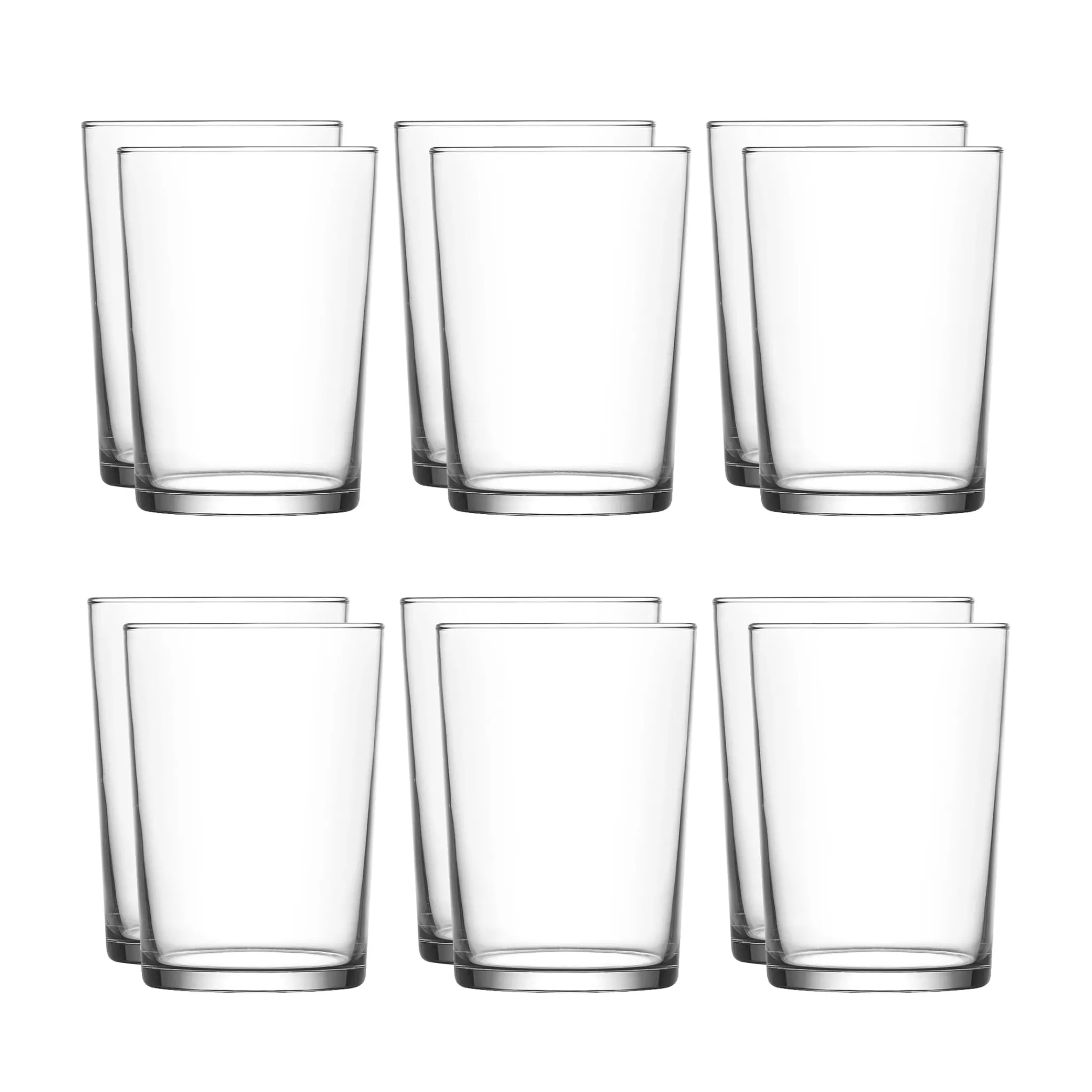 New Set of 12 Bodega Tall Glasses, 510ml Tableware Brands