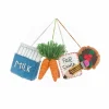 Sale Set of 4 Christmas Eve Essentials Felt Tree Decorations Tableware Brands