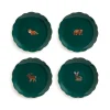 Clearance Set of Four Woodland Animal Side Plates, 17cm Plates|Crockery & Dinnerware
