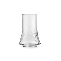 Hot Set of 6 Geometric Glasses, 410ml Tableware Brands