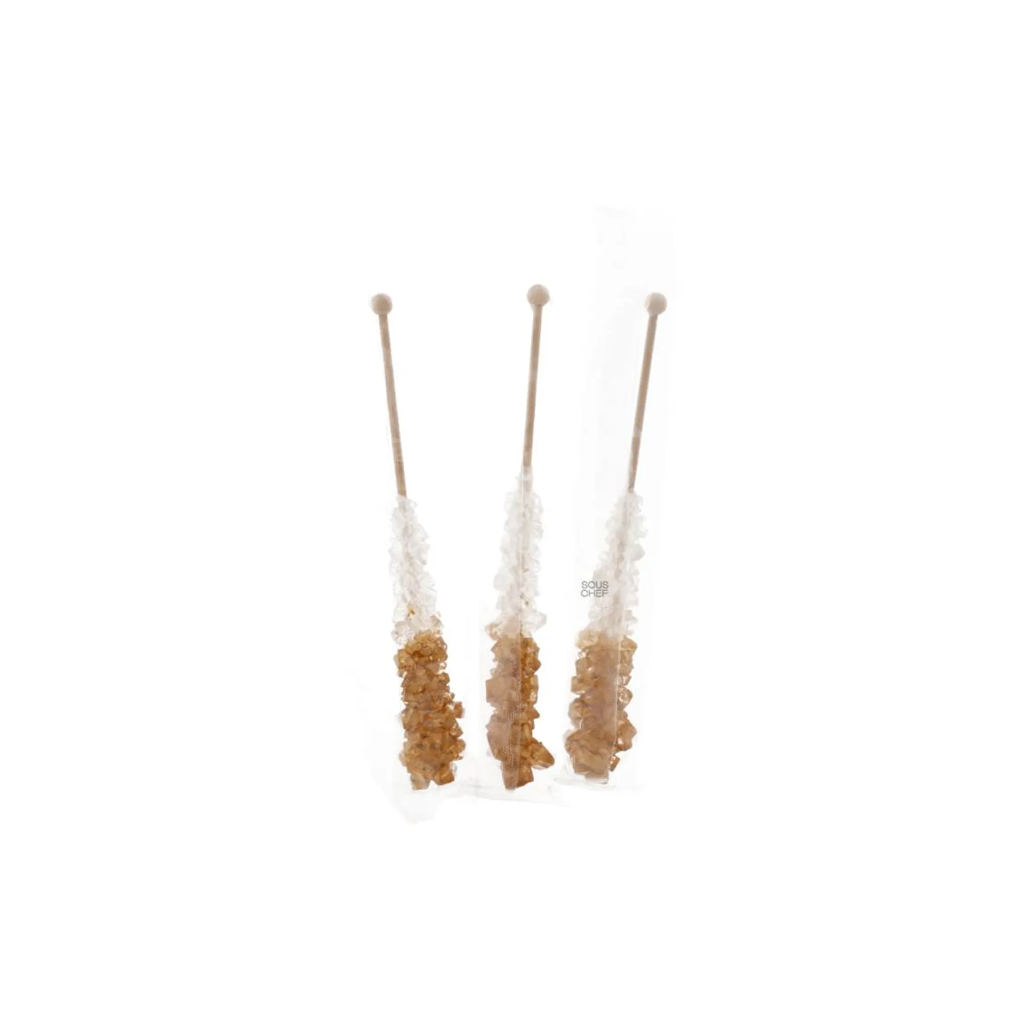 Hot Set of 36 Gold Glitter Rock Candy Sticks Ingredients Brands|Chocolate & Sweets