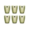 Clearance Set of 6 Green Diamond Tumblers, 270ml Tableware Brands