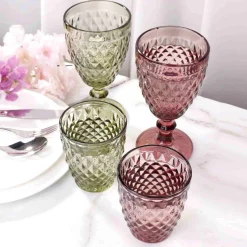 Clearance Set of 6 Green Diamond Tumblers, 270ml Tableware Brands