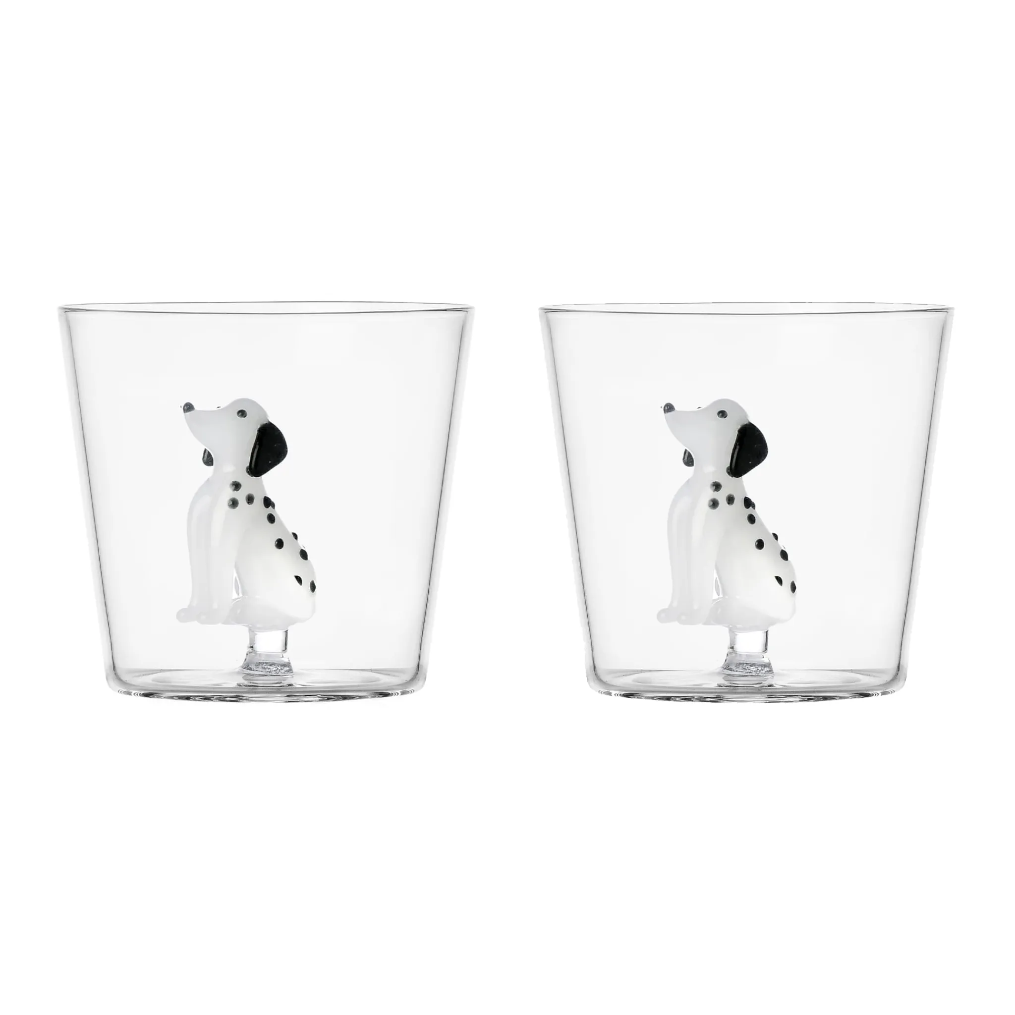 New Set of 2 Dalmatian Tumblers, 300ml Table Setting|Drinking Glasses
