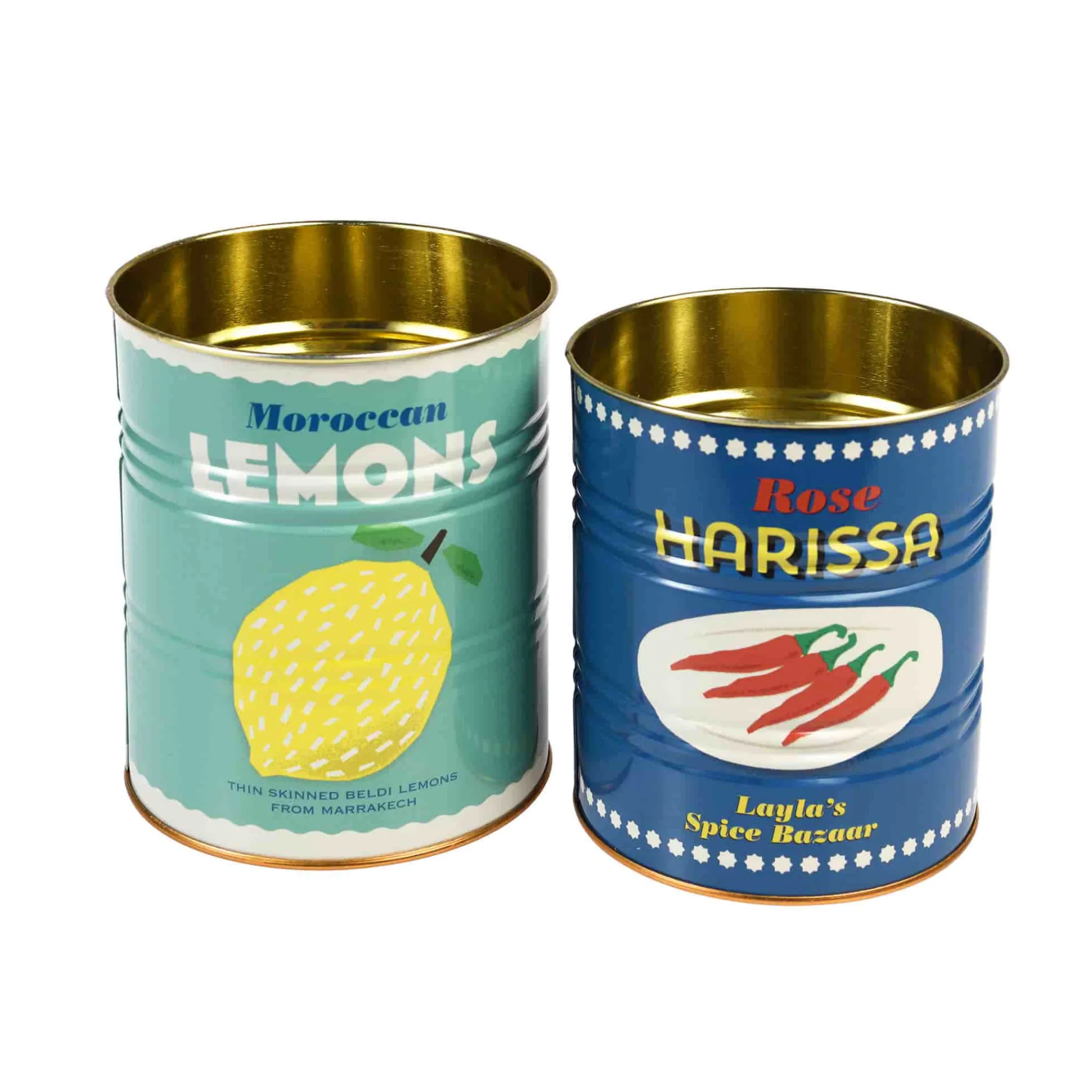 Outlet Set of 2 Lemon & Harissa Utensil Jars Tableware Brands