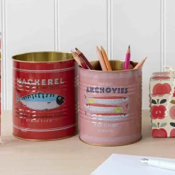 Online Set of 2 Mackerel & Anchovies Utensil Jars Tableware Brands
