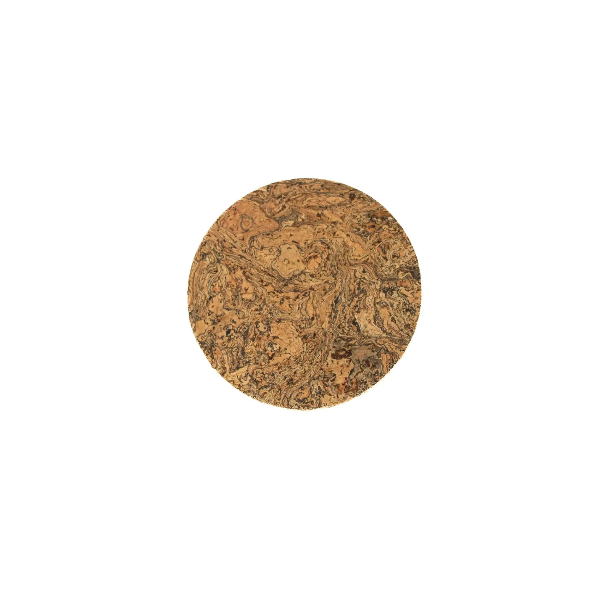 Online Set of 4 Marbled Cork Round Coasters, 10cm Tableware Brands