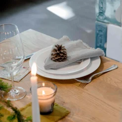 Hot Set of 2 Natural Linen Napkins Table Setting|Kitchen Textiles & Clothing