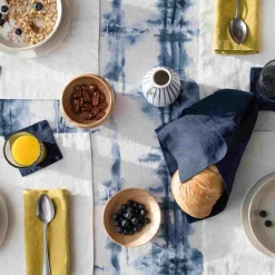 Sale Set of 2 Navy Linen Napkins Table Setting|Kitchen Textiles & Clothing