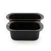 Hot Set of 2 Spun Iron Loaf Tins Baking Supplies & Equipment