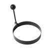 Online Set of 2 Non-Stick Egg Rings with Folding Handle Kitchen Tools & Utensils