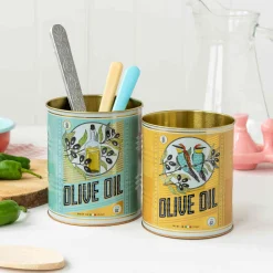 Online Set of 2 Olive Oil Utensil Jars Tableware Brands