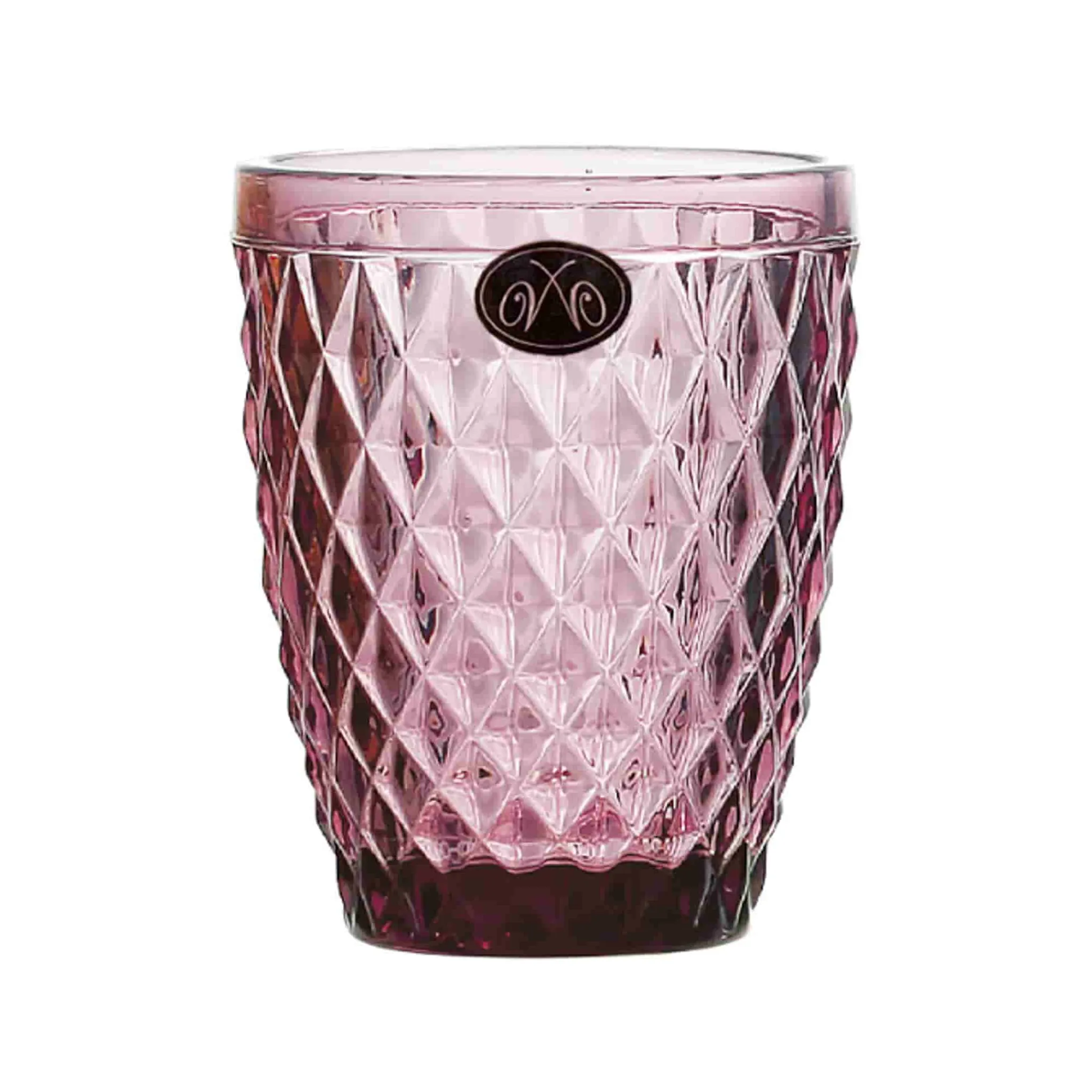 Best Set of 6 Purple Diamond Tumblers, 270ml Tableware Brands