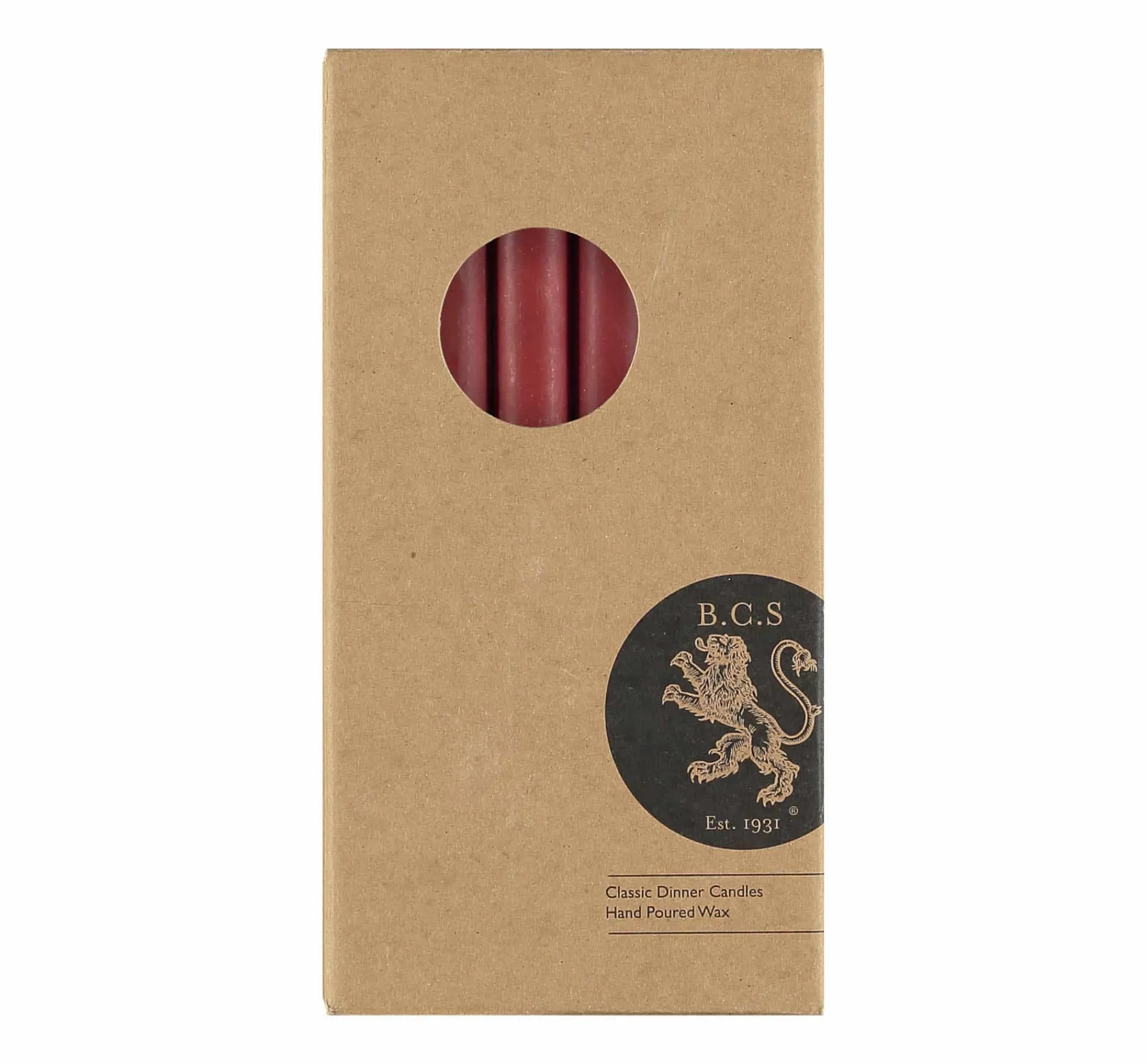 Best Set of 6 Red Dinner Candles Table Setting|Tableware Brands