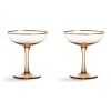 Discount Set of 2 Rose Coupe Glasses Tableware Brands|Table Setting