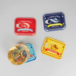 Set of 4 Sea Food Design Coasters Tableware Brands