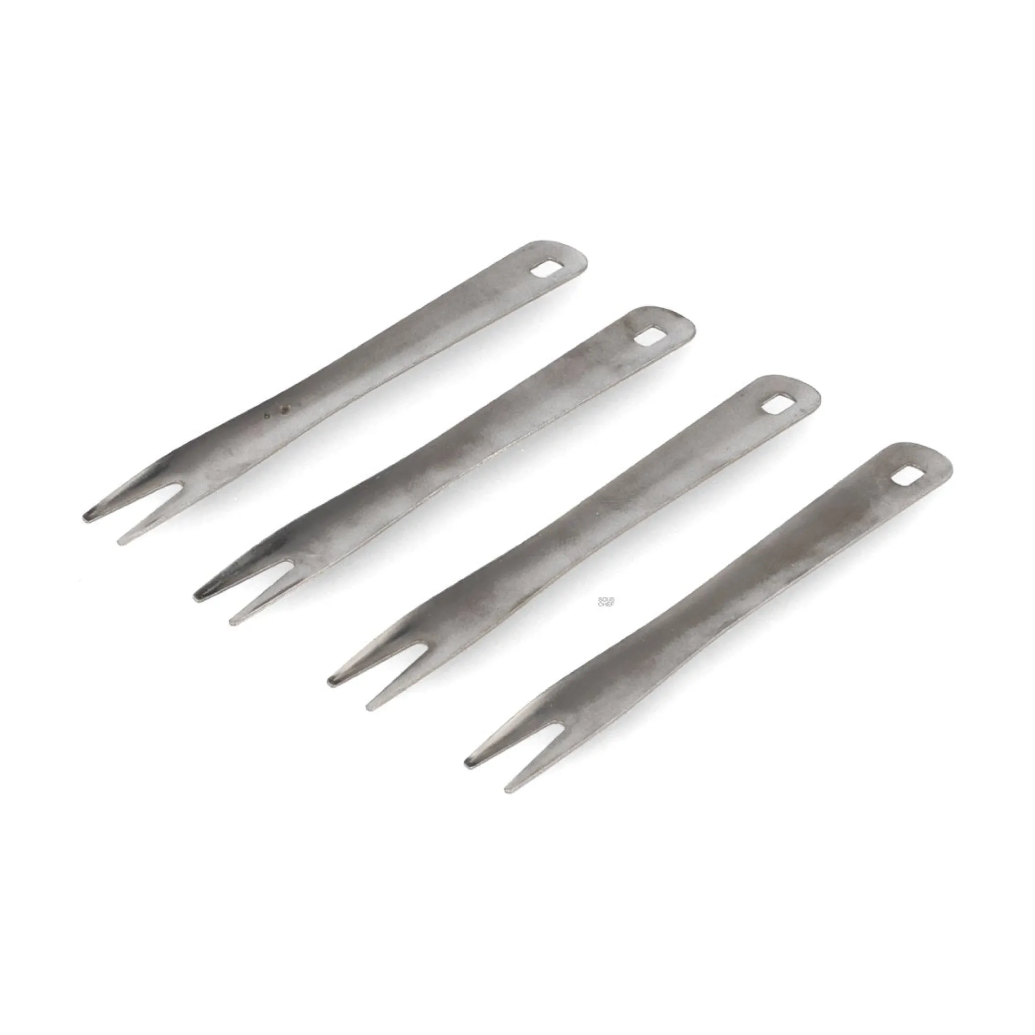Discount Set of 100 Stainless Steel Canape Chip Forks Canape Supplies|Tableware Brands