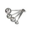 Discount Set of 4 Stainless Steel Measuring Spoons Baking Supplies & Equipment