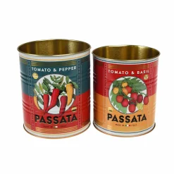 New Set of 2 Tomato Passata Utensil Jars Tableware Brands