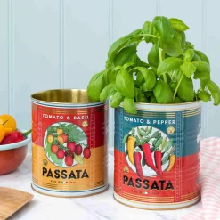 New Set of 2 Tomato Passata Utensil Jars Tableware Brands
