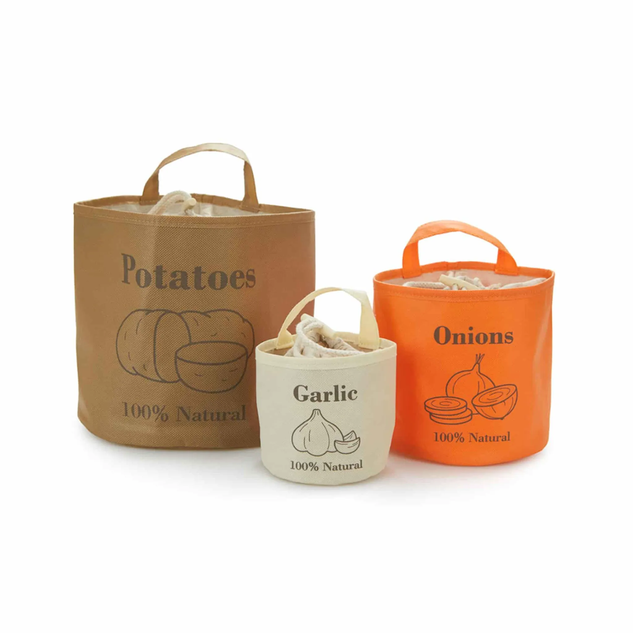 Outlet Set of 3 Vegetable Storage Bags Food Storage & Containers|Tableware Brands