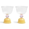 Set of 2 Yellow Tulip Coupe Glasses, 200ml Tableware Brands|Cocktail Making & Barware