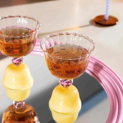 Set of 2 Yellow Tulip Coupe Glasses, 200ml Tableware Brands|Cocktail Making & Barware