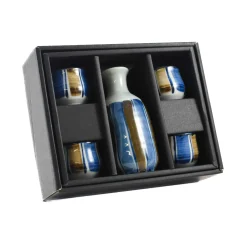 New Shima Sake Set, 5 Pieces Tableware Brands|Japanese Ingredients