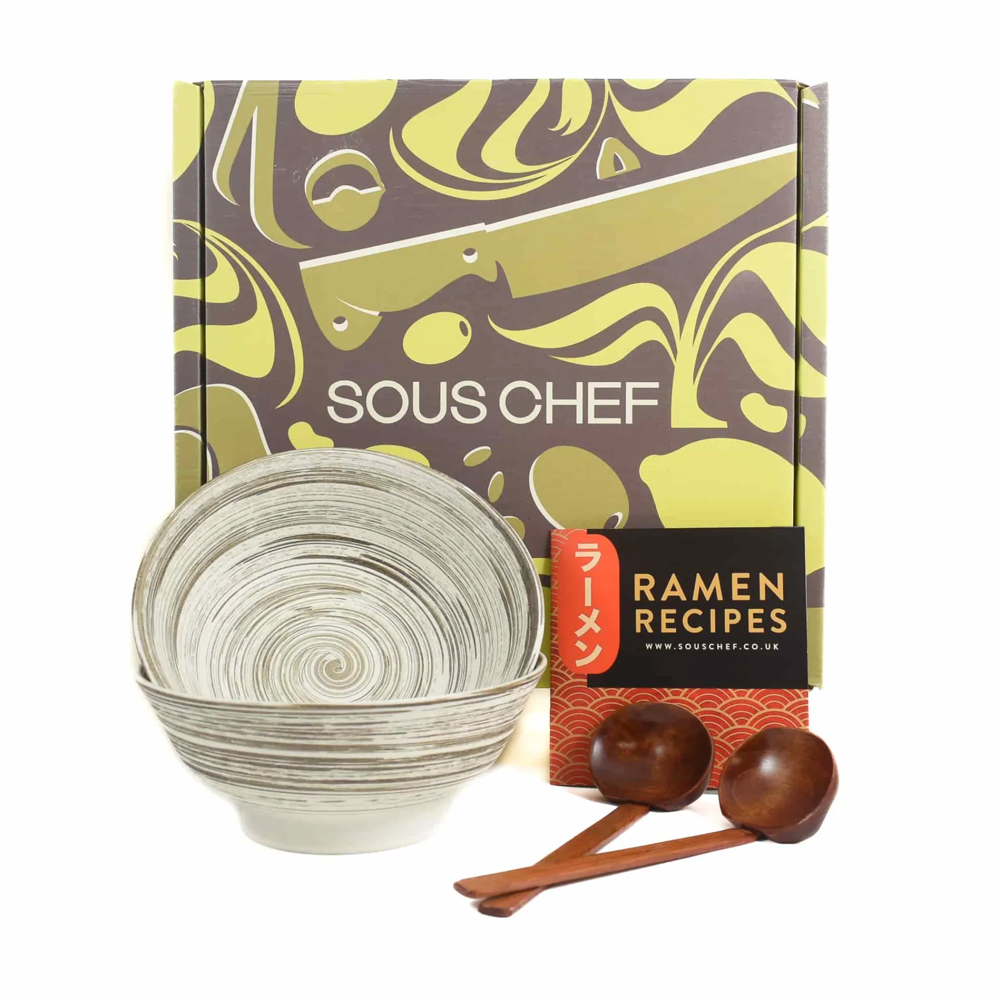 Outlet Shiroi Maru Ramen Bowl Set Japanese Ingredients|Crockery & Dinnerware