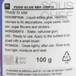 Clearance Short Dated Food Glue, 100g Ingredients Brands|Baking Ingredients