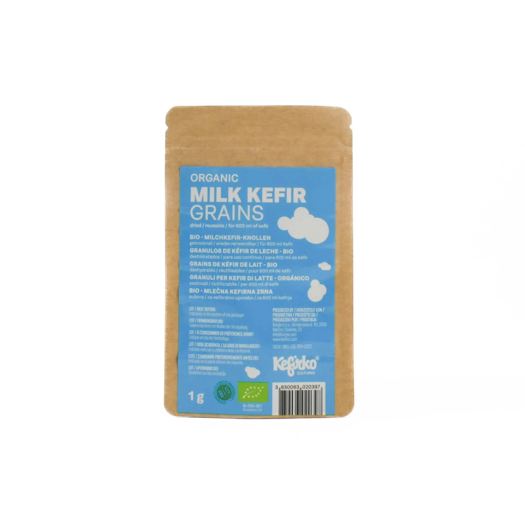Sale Short Dated Milk Kefir Grains, 2g Pickling, Preserving & Fermenting Jars