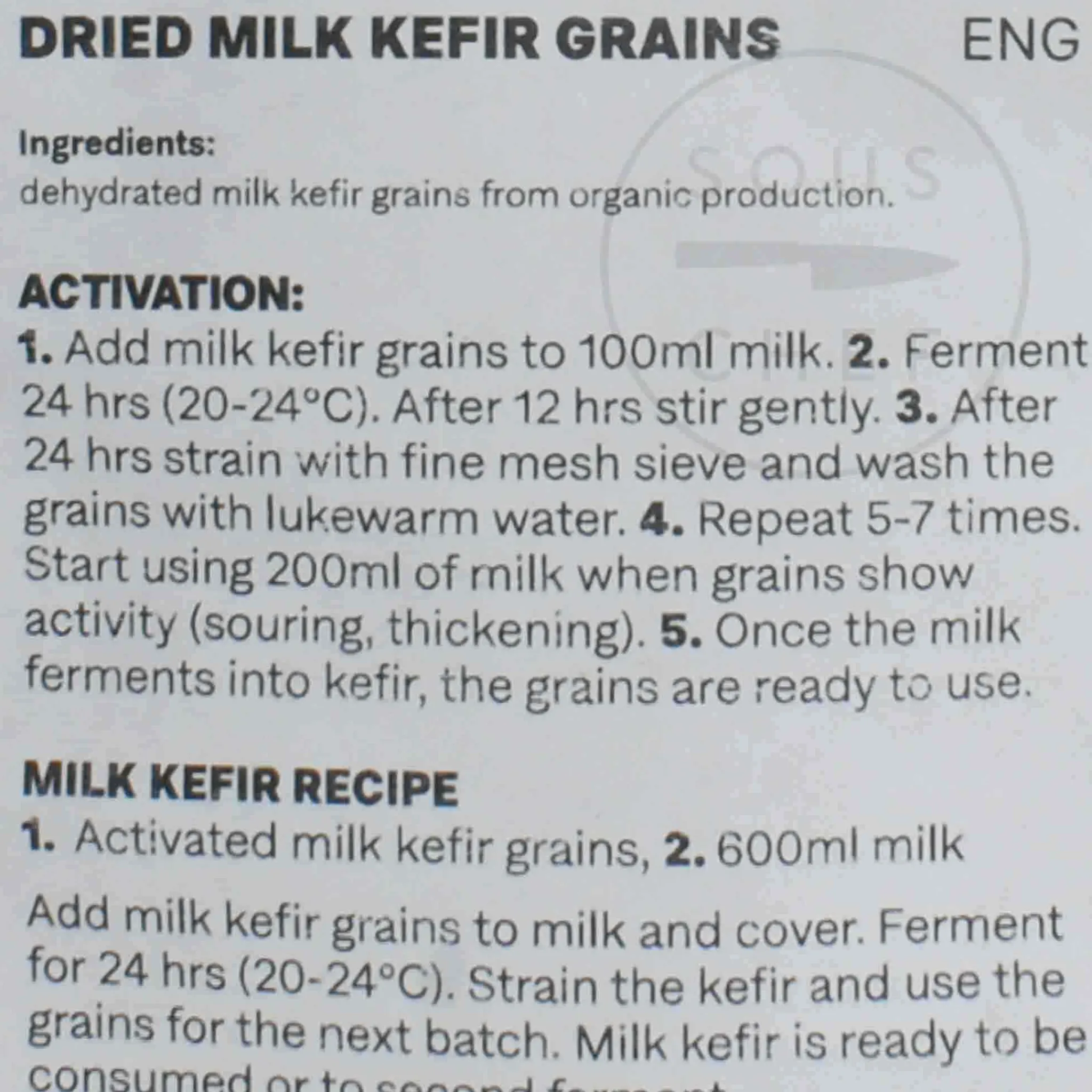 Sale Short Dated Milk Kefir Grains, 2g Pickling, Preserving & Fermenting Jars