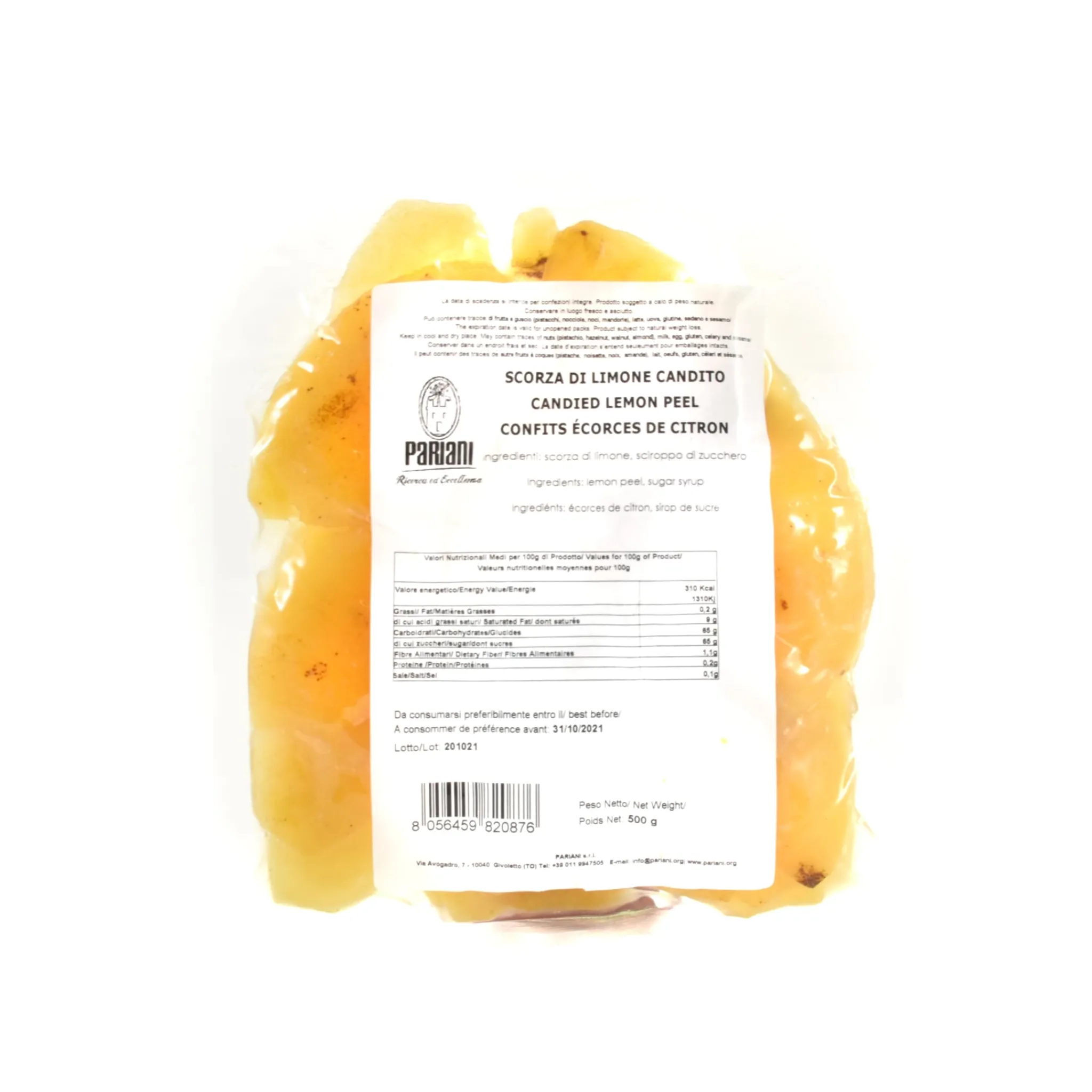 Online Sicilian Candied Lemon Peel, 1kg Ingredients Brands|Italian Ingredients