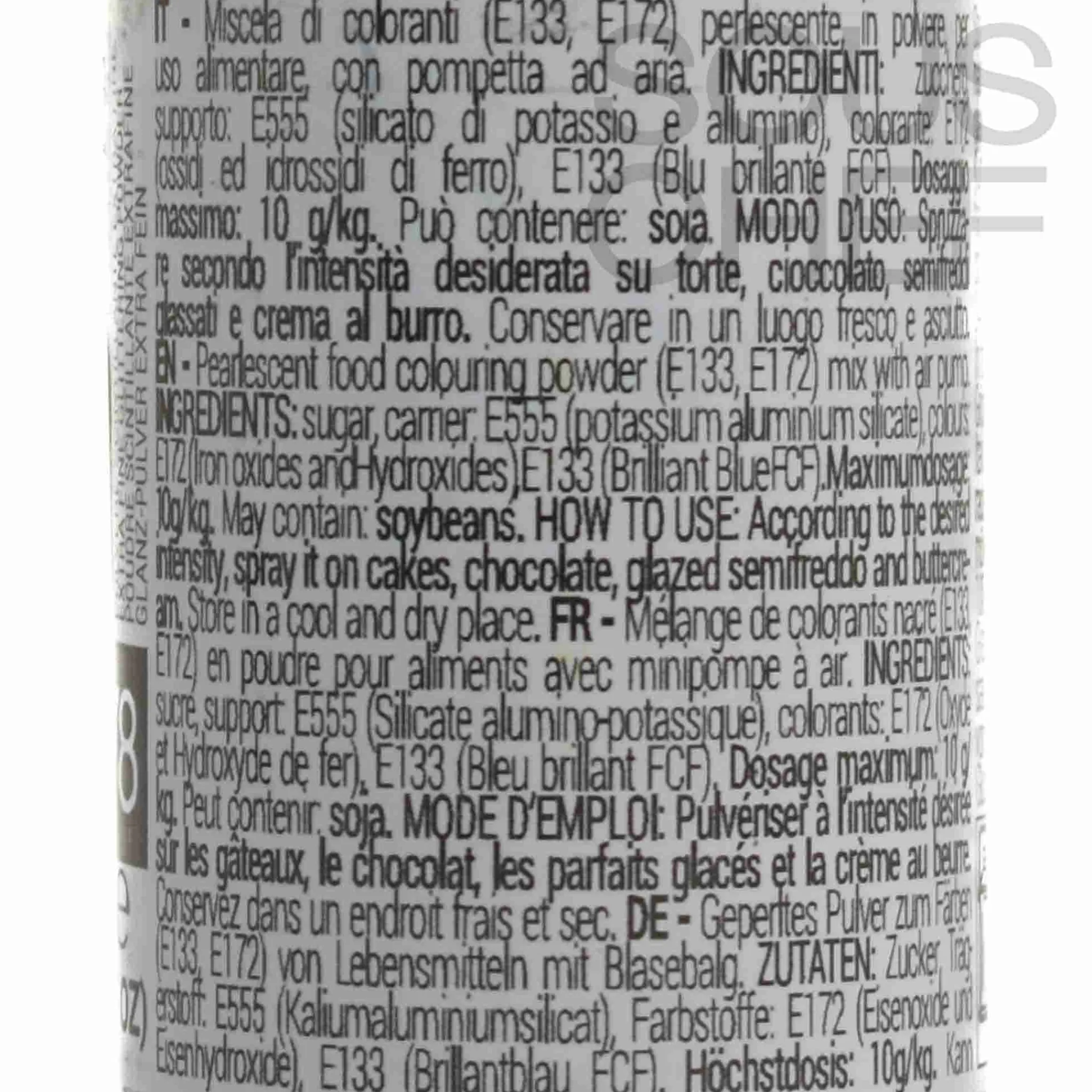 Online Light Blue Glitter Dust Spray, 10g Ingredients Brands|Baking Ingredients