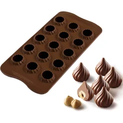 Discount Silicone Flame Chocolate Mould, 8ml Italian Ingredients|Baking Supplies & Equipment