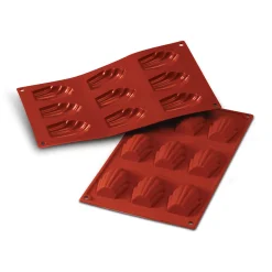 Silicone Madeleine Mould, 9 Madeleines Italian Ingredients|Baking Supplies & Equipment
