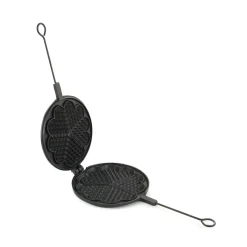 Outlet Cast Iron Waffle Iron, 21cm Pots & Pans