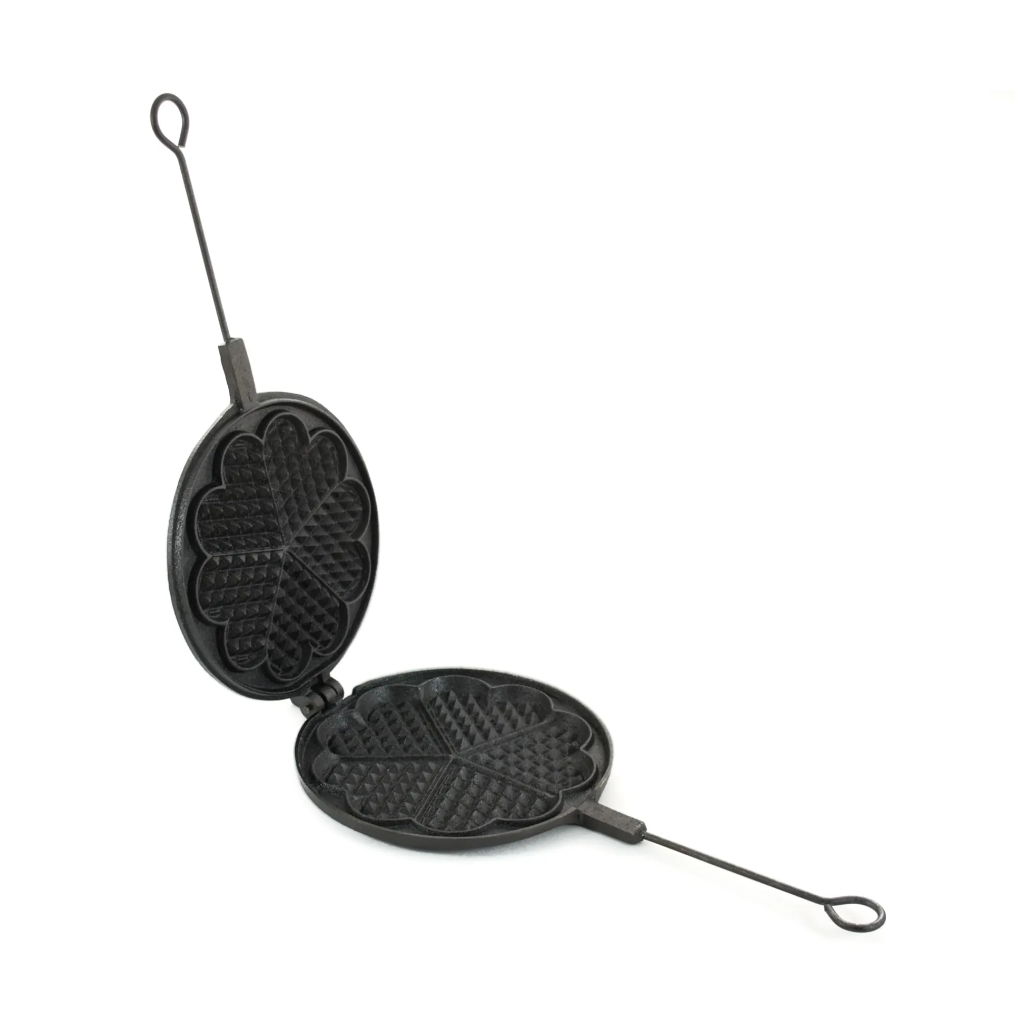 Outlet Cast Iron Waffle Iron, 21cm Pots & Pans