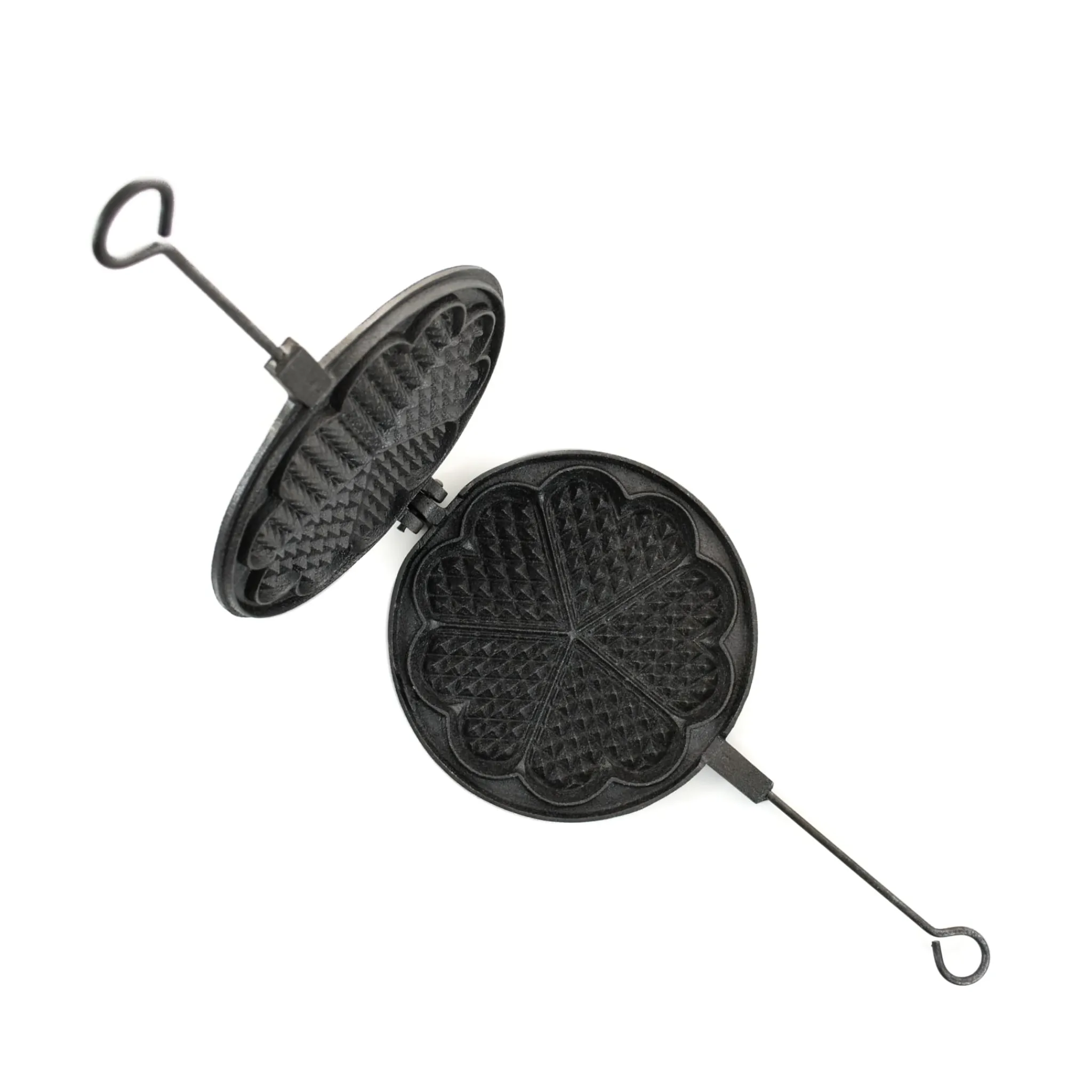 Outlet Cast Iron Waffle Iron, 21cm Pots & Pans