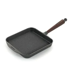 Clearance Traditional Cast Iron Square Grill Pan, 25cm Serveware|Pots & Pans