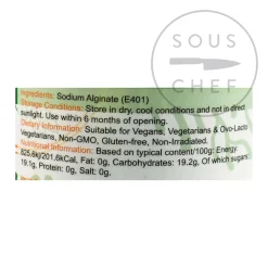 Outlet Sodium Alginate, 100g Ingredients Brands|Baking Ingredients