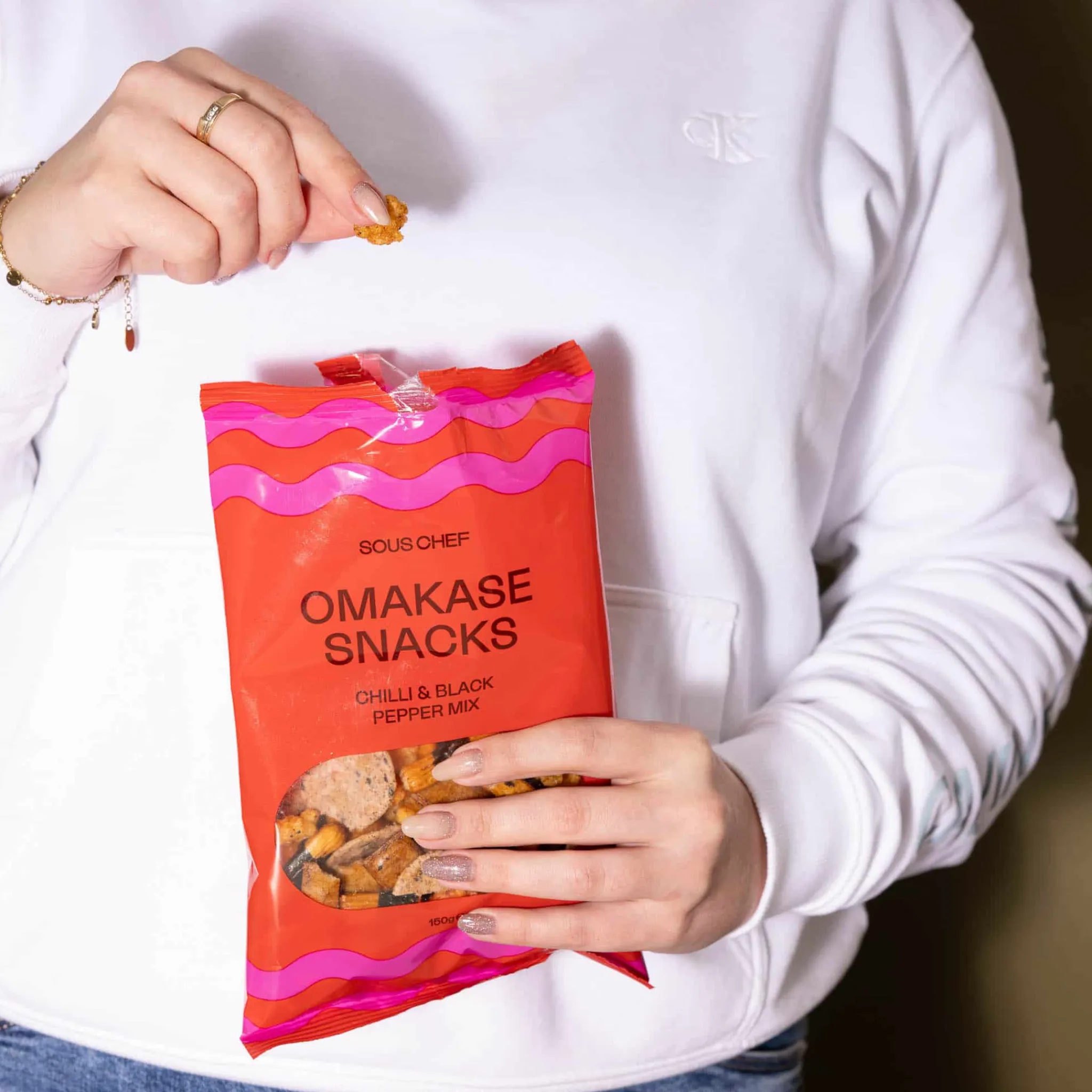 Sale Omakase Snacks - Black Pepper & Chilli, 150g Snacks|Ingredients Brands