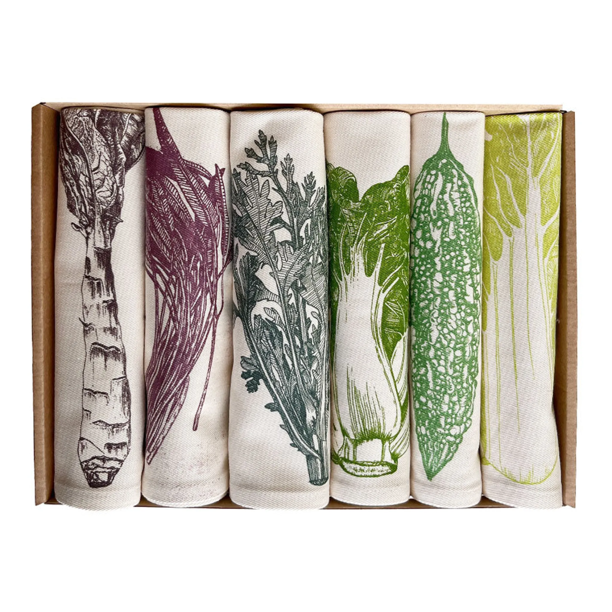Outlet Sous Chef x Set of 6 Asian Garden Table Napkins Table Setting|Kitchen Textiles & Clothing