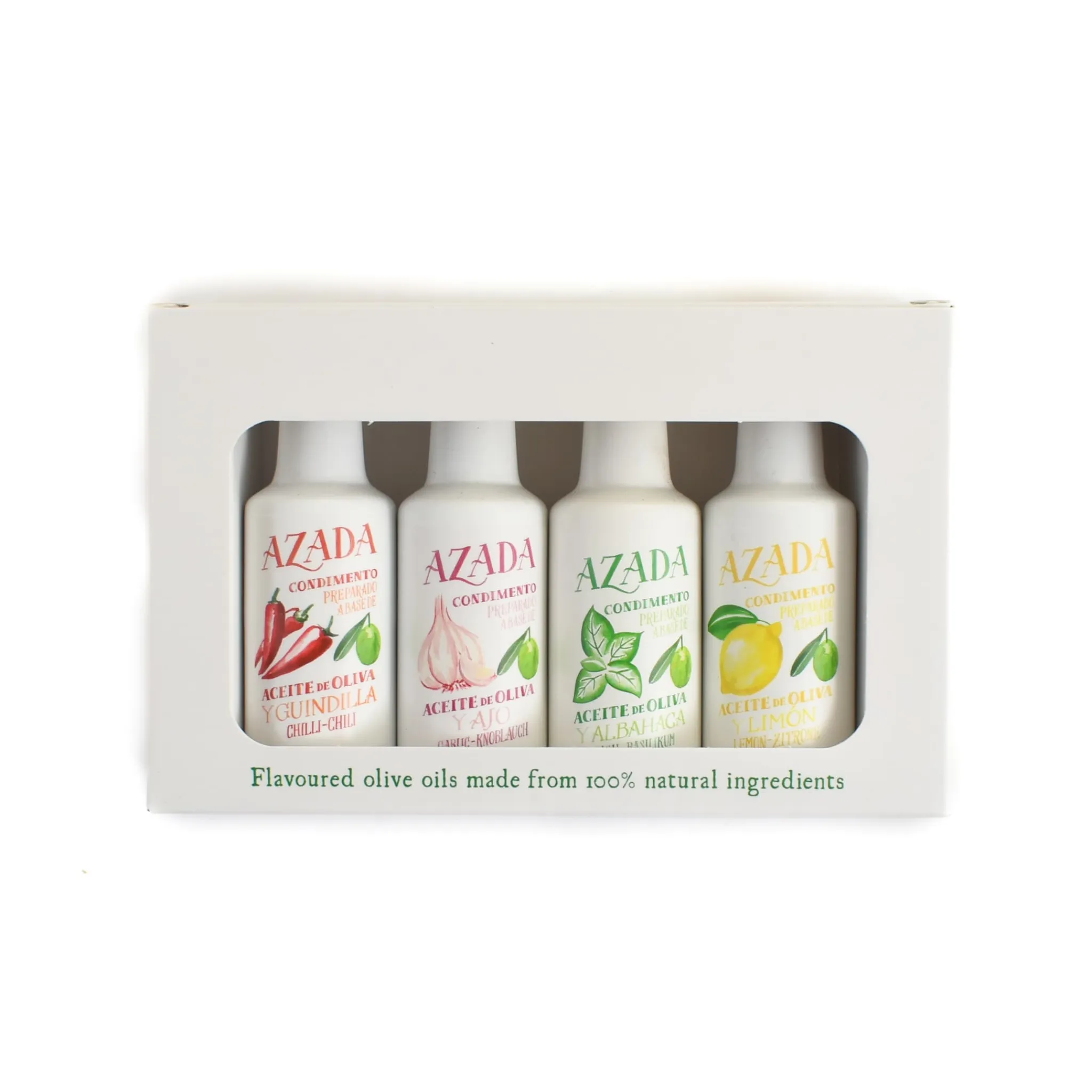 Discount Spanish Flavoured Olive Oil Set, 20ml x 4 Ingredients Brands|Spanish Ingredients
